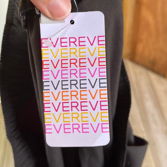 Allison Joy Evereve Liza Snake Side Piped Jogger Black Size L. NEW - Picture 7 of 11